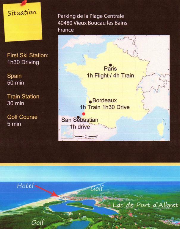 Hotel De La Pomme De Pin Vieux-Boucau-les-Bains Εξωτερικό φωτογραφία